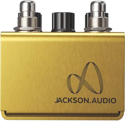 Jackson Audio Golden Boy Transparent Overdrive Guitar Effects Pedal with Boost and EQ - Joey Landreth Signature - 4 Selectable Clipping Diode Presets - MIDI Input - Gold image 4