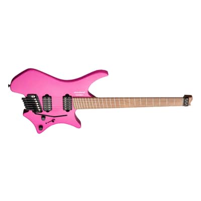 Strandberg Boden Standard N2.6T Headless Multi-Scale Guitar w/ Seymour Duncan Pickups & Gig Bag - Electric Fuchsia Metallic image 4