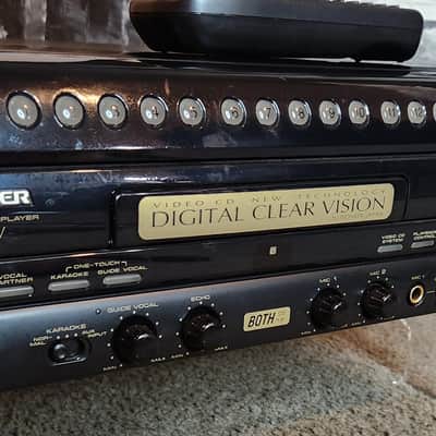 Pioneer Pioneer CLD-3760KV dual-side auto-reverse LaserDisc and Karaoke player 1998 - Black image 7