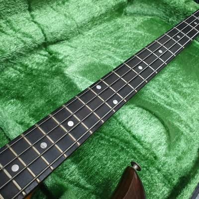 EXTREMELY RARE Lefty 1980 Aria Pro SB1000 Walnut Japan Vintage High End Left Handed Electric Bass SB-1000WA image 12