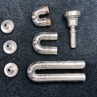 BOOSEY & Co. SOLBRON CLASS A CORNET SILVER PLATED 1911-1916 - S image 21