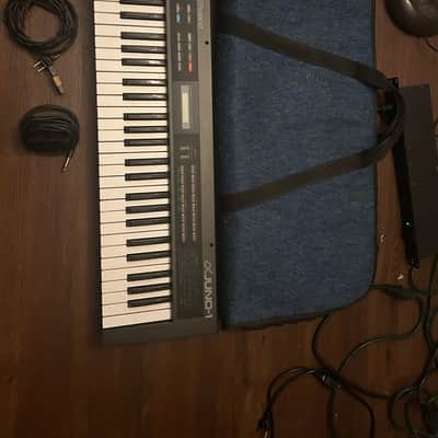 Roland Alpha Juno-1 49-Key Programmable Polyphonic Synthesizer 1985 - 1988 - Black