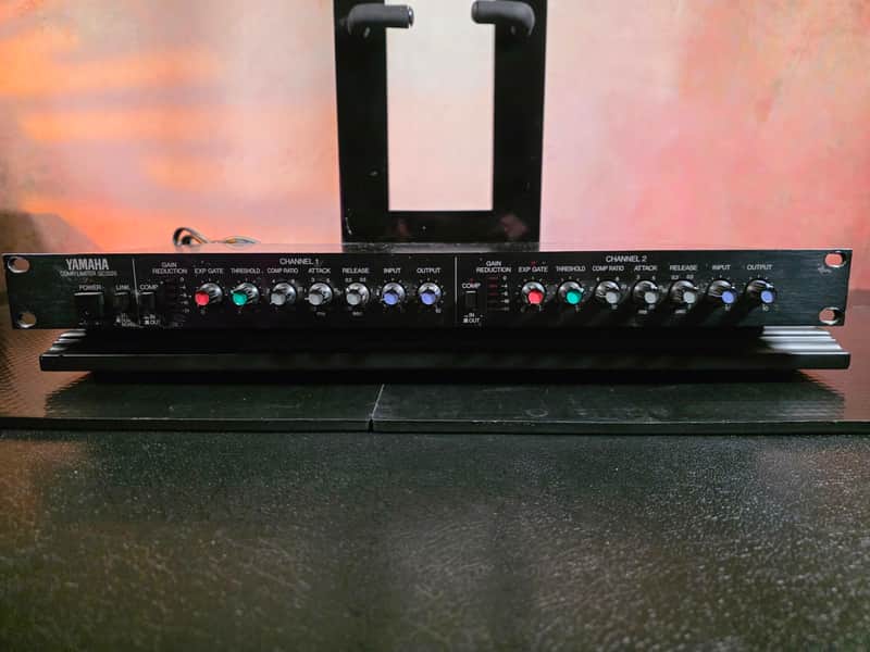 Yamaha GC2020 Dual/Stereo Compressor/Limiter/Noise Gate, 1U Rackmount image 1