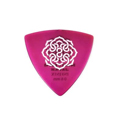 Master 8 INFINIX Hard Polish Grip Guitar Picks 0.6mm Triangle Thin 6-Pack image 2