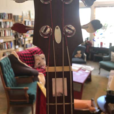 Stiehler Custom Les Paul Left-Handed Bass 2008 Red image 6