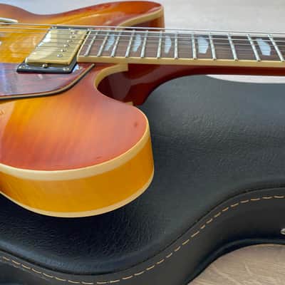 2002 Bacchus BSA-1200SB Sunburst ES-335 Vintage Custom Shop image 6