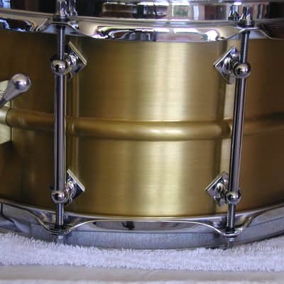 Craviotto AK Brass Snare Drum - 14 x 6.5 Masters Metal, 2013 – Excellent Condition - #40 of 60 image 12