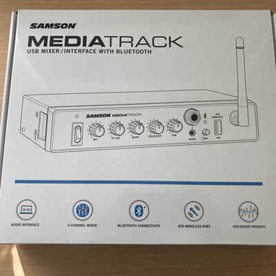 Samson MediaTrack 4-Channel Rackmount USB Mixer/Interface with Bluetooth image 1