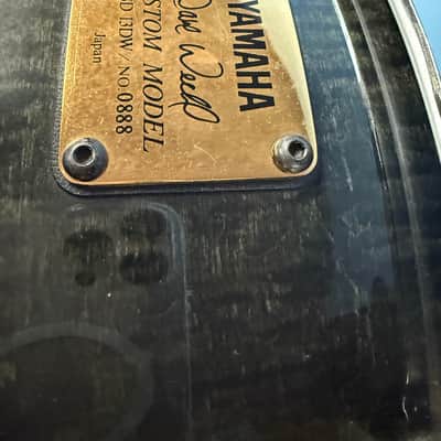 Yamaha Dave Weckl Snare Drum MSD13DW, And you get brand New a Free Bag Icon Snare Drum Bag; 14" x 5.5" image 2