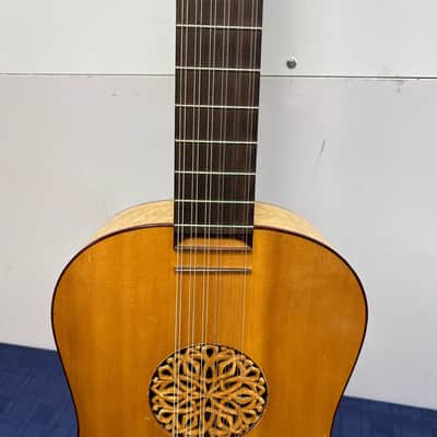 Vintage R Wilkinson Custom Made 12-String Classical Baroque Guitar with Case Made for Rod Stucky image 7