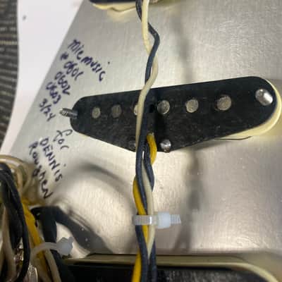 MIE Music Loaded Strat Pickguard - Vintage Style Handwound Strat Pickups With CTS Pots image 5