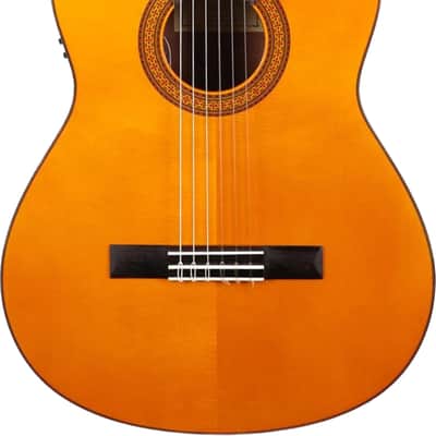 Yamaha CGX102 Acoustic-Electric Classical Guitar, Spruce Top image 2