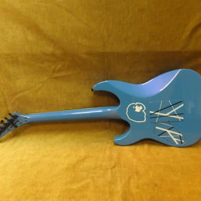 1986 Kramer USA Stagemaster Deluxe Rare Flip Flop Blue Graphic Duncans,Floyd,Exc Free US Shipping! image 9