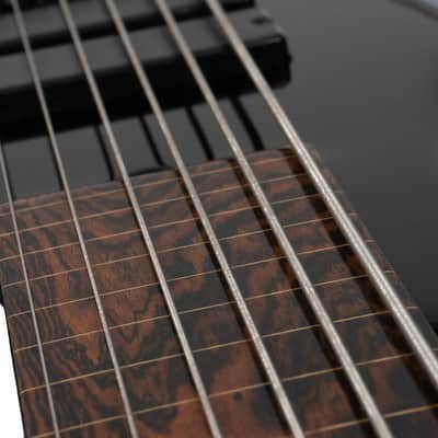 Muckelroy Custom Doubleneck Headless Bass 6-string Fretless 4-string Fretted 2016 Black *Video* image 21