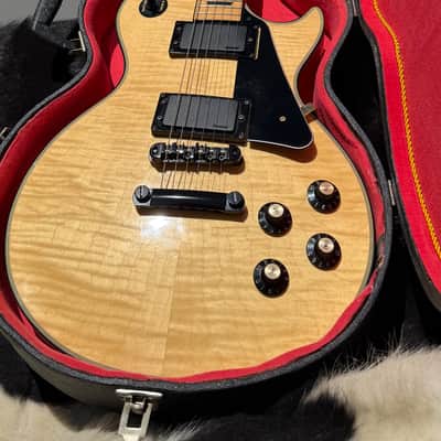 Ventura V2600 w/OHSC / Ibanez IBZ H+H "Lawsuit Les Paul" - Natural Flame Maple - 1976 image 2
