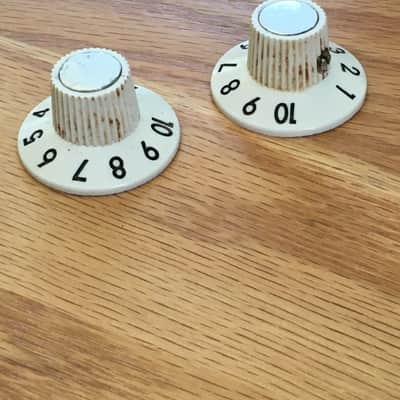 Vintage Spec Relic Knobs Slotted Set Screws CTS Pot for Fender Jazzmaster USA Witch Hat image 1