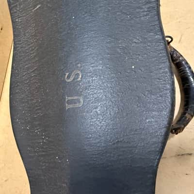 Lifton Vintage Violin case hardcase Made in USA /  LIFTON / US stamped  ,, army ? image 11