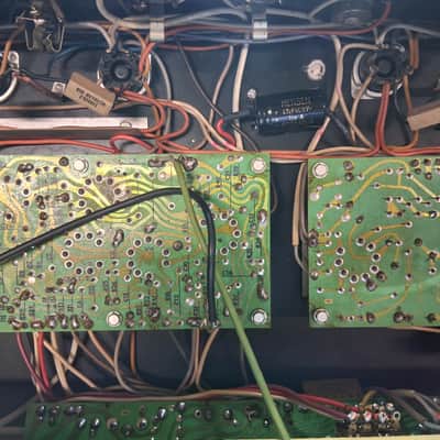 Late 70s Ampeg V-4 100-Watt Guitar Head with Distortion Control Serviced F&T Capacitors Vintage Tubes image 15