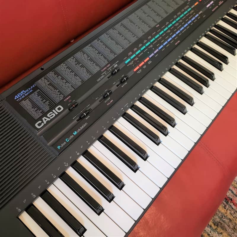 Vintage Casiotone ToneBank Keyboard CT-650 61-Key Casio 465 Sound