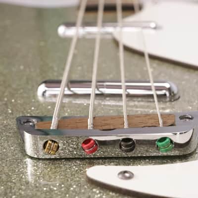 90s Danelectro '59 DC Long Scale 4-String Sparkle Bass Wendy & Lisa #37081 image 22