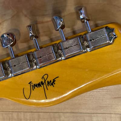Fender Jimmy Page Mirror Telecaster 2023 Electric Guitar White Blonde image 12