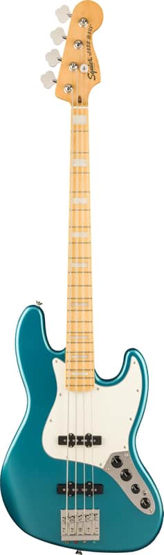 Classic Vibe Active '70s Jazz Bass, Maple Fingerboard, Parchment Pickguard, Ocean Turquoise image 1