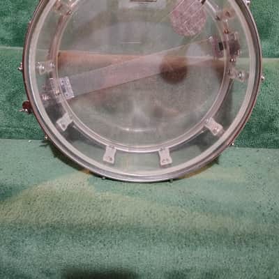 Ludwig Vistalite 14"(Diameter)x5"(Depth) Snare Drum 1970's - Clear Acrylic image 10