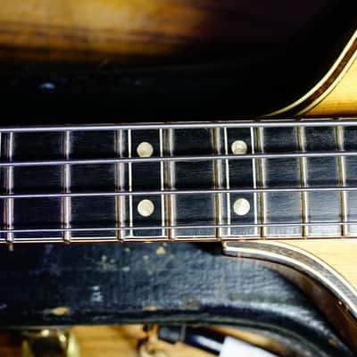 Hofner 5000/1B Super Beatle Bass Guitar 1970s Natural Maple image 9