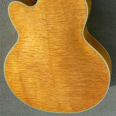 1952 D'Angelico Excel: Intensely Flamed, Thrilling Voice, Art Deco Masterpiece image 4