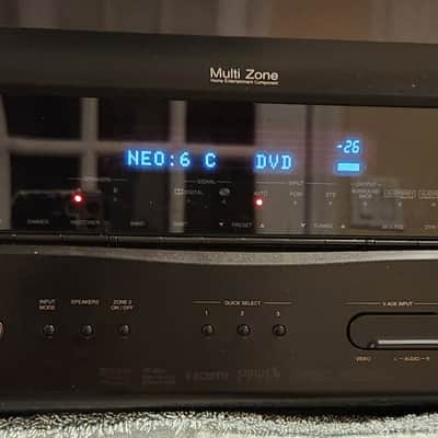 Denon Denon AVR-1709 is a 7.1-channel A/V surround receiver 2000 - Black image 1