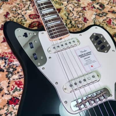 *NEW IN BOX* 2026 Fender Japan Traditional II Late '60s Jaguar Black with Matching Headstock, MIJ JD26 image 12