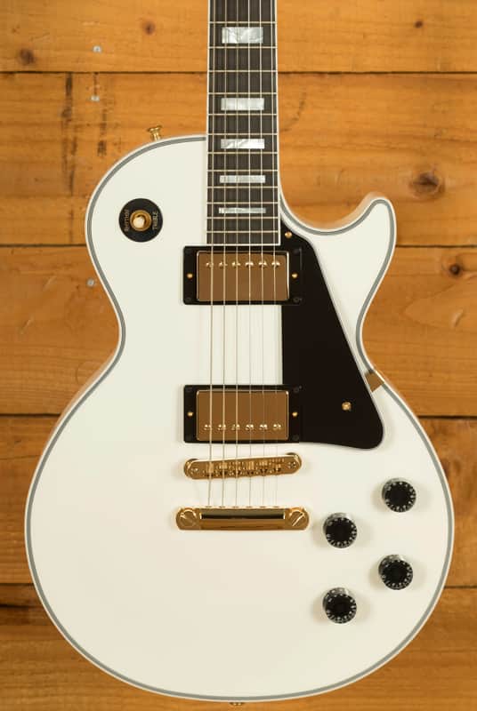 Gibson Custom Les Paul Custom w/Ebony Fingerboard Gloss | Alpine White image 1