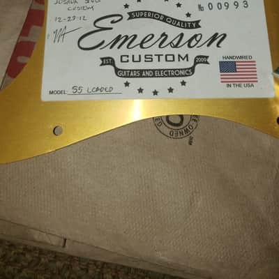 Fender Custom Shop Stratocaster Body – Gold Finish w/ Pickups, Wiring & Certificate of Authenticity – Ready to Build! With mother of pearl pickguards brand new still in protective plastic image 3