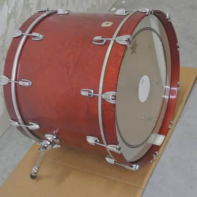CLEAN! LUDWIG USA 22" SUPER CLASSIC BASS DRUM in CHERRY STAIN for YOUR SET! RM54 image 6