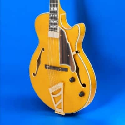 D'Angelico Excel SS Soho Single Cutaway Thinline Hollow Body, Amber* w/Gig Bag DAESSSAMBGT image 2