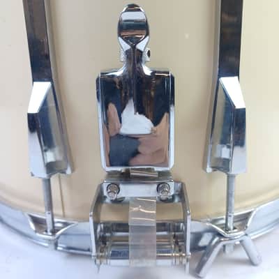 CB Drums 12x14"10Lug CB700 Marching Parade Snare Drum Piano White Wrap 8Pl Kaman image 4