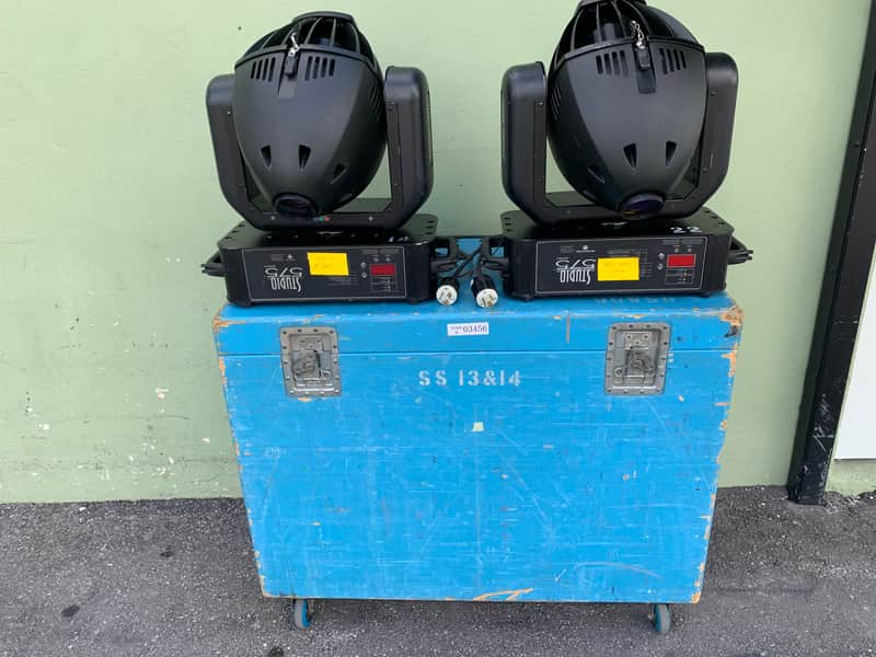 High End Systems Studio 575 Series Moving Head Light W/Case #03456 (Pair) image 1