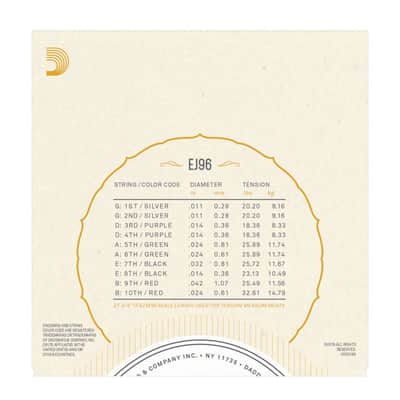 D'Addario EJ96 Cuatro-Puerto Rico Strings image 5
