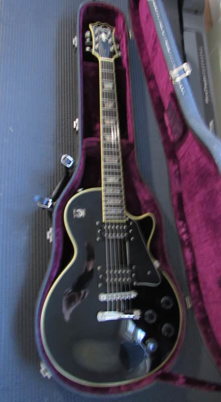 Agile Al-3000 - Very Rare Open Book Headstock - 2000's - Black- P/up upgrade - HSC image 1