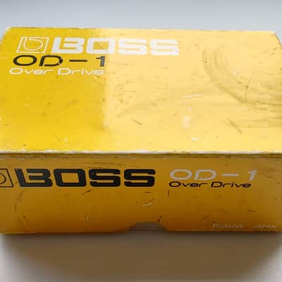 Vintage Boss OD-1 Over Drive #500 JRC4558D (Black Label) 1977 - 1985 image 14