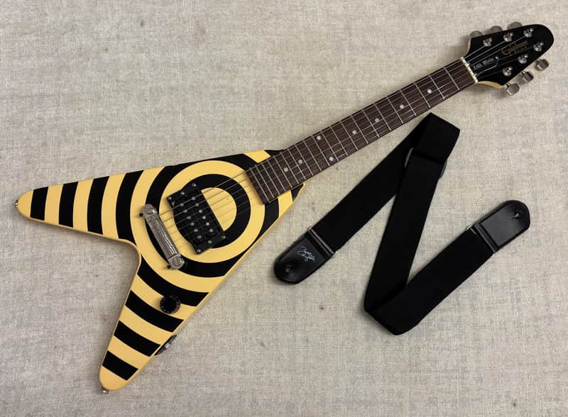 Zakk Wylde Epiphone VEE-WEE Mini Flying V Electric Guitar+