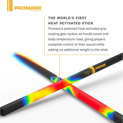 Promark Rebound 5B ActiveGrip Clear Hickory Drumstick, Acorn Wood Tip image 9