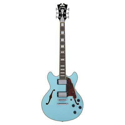 D'angelico Premier Mini DC w/ Stop-Bar Tailpiece - Sky Blue - B-Stock image 2