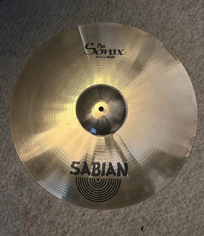 Sabian PRO SONIX 20" RIDE 2000's - BRONZE image 1