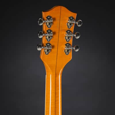 Gretsch G6120T-59 Vintage Select Chet Atkins Vintage Orange Stain Lacquer - Semi Acoustic Custom Guitar image 3