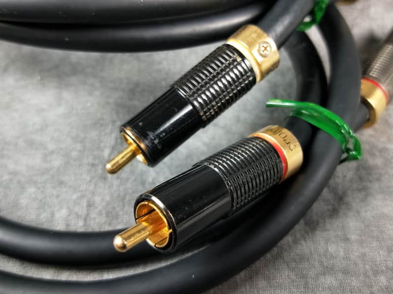 Ortofon 7N + 8N Pure Copper Hybrid Twin Core Audio Cable Pair 1m