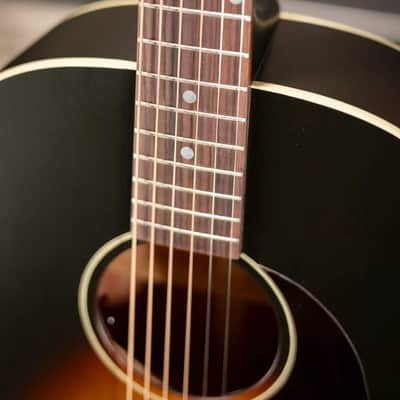 Gibson J-45 Special Acoustic/Electric Guitar - Satin Vintage Sunburst with Gig Bag image 9