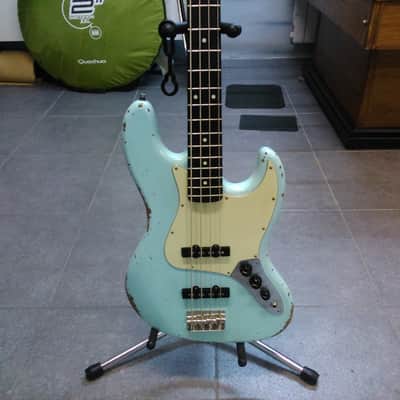 Rittenhouse Guitars '60 Custom shop jazz bass 2010 Light Blue image 3