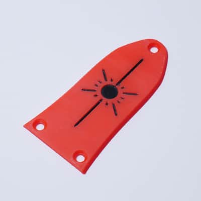 Custom Gibson SG Truss Rod Cover - Del Sol-Black & Gold image 3