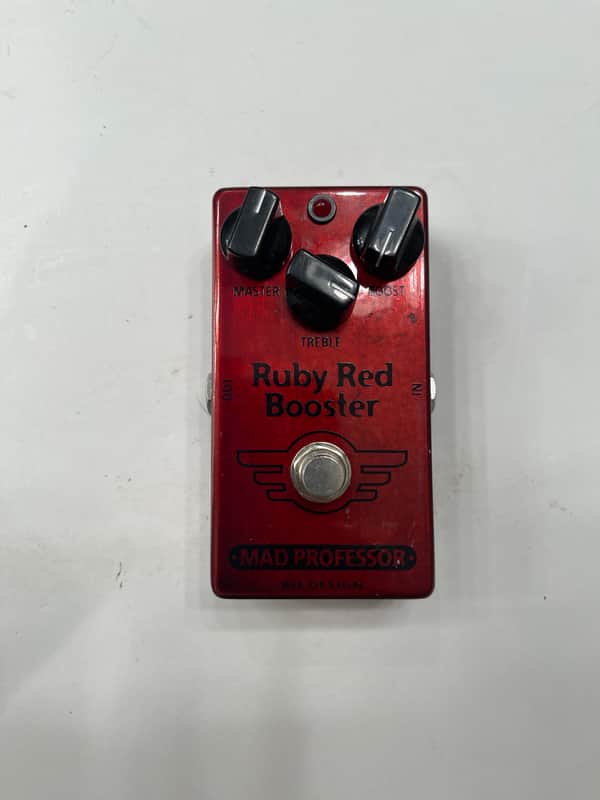 Mad Professor Ruby Red Booster Boost Overdrive Guitar Effect Pedal image 1